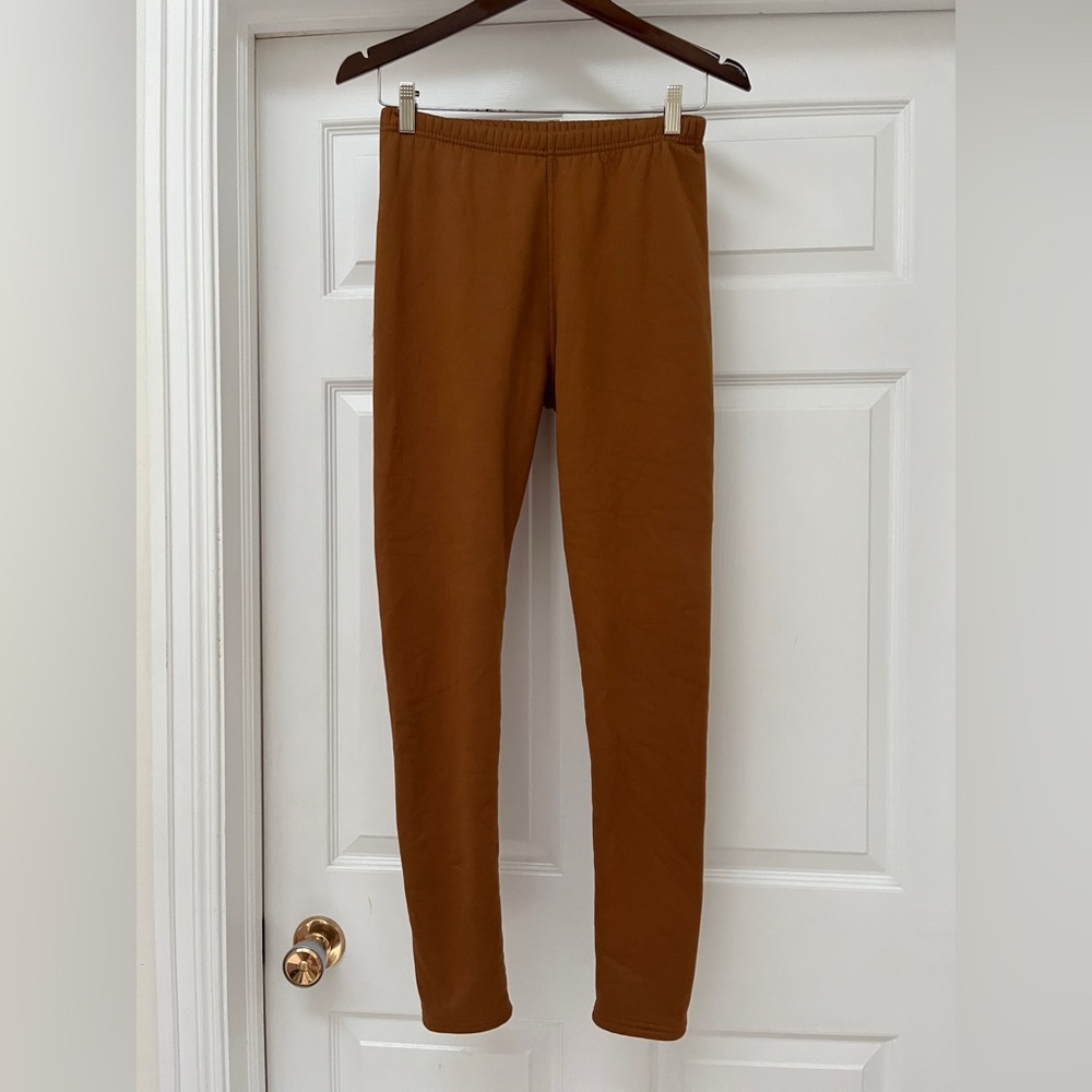 Just Cozy fleece lined Women's Brown Joggers